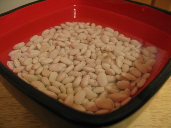 Soaking beans